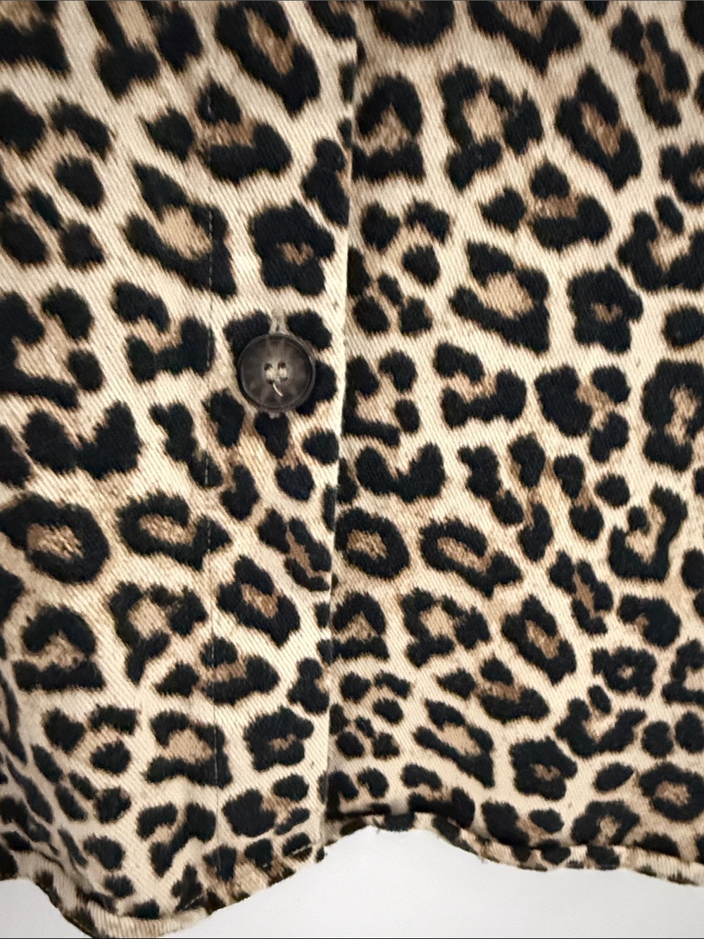 Leopard Print Shacket Long Sleeves Jacket Med Layering Casual Day to Night shirt - Picture 6 of 10